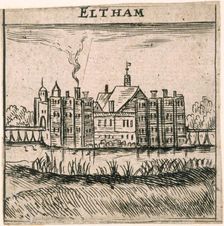 Eltham Palace, London, c1653. Artist: Peter Stent