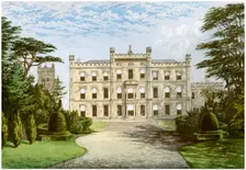Elvaston Castle, Derbyshire, home of the Earl of Harrington, c1880
