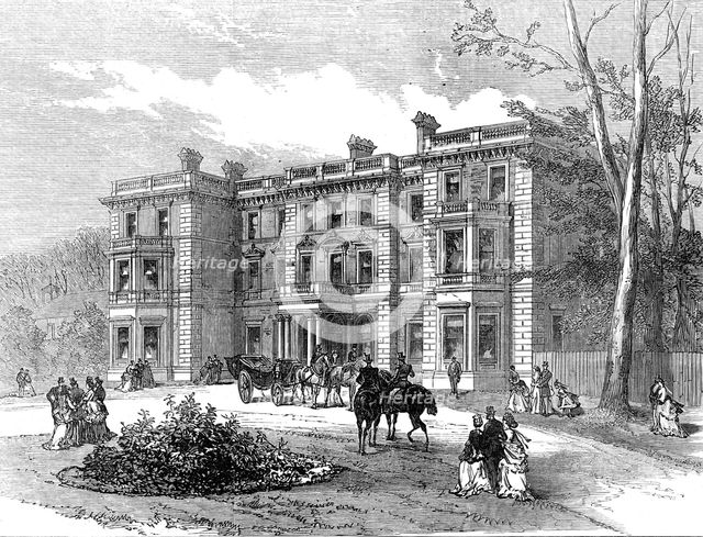 Elveden Hall, Suffolk, 1872. Creator: Unknown.
