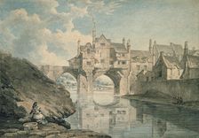 Elvet Bridge, Durham, 1781. Artist: Thomas Hearne