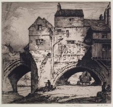 Elvet Bridge, Durham, c1900s. Creator: Albany E Howarth