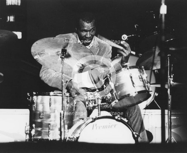 Elvin Jones, c1968. Creator: Brian Foskett.