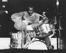 Elvin Jones, c1968. Creator: Brian Foskett