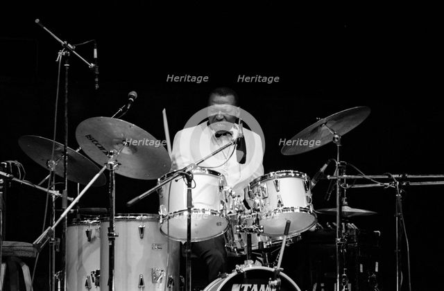 Elvin Jones, Fairfield Halls, Croydon, Surrey, November, 1987. Artist: Brian O'Connor.
