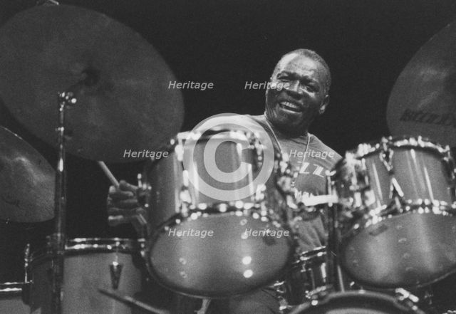 Elvin Jones, London, 1990. Creator: Brian Foskett.