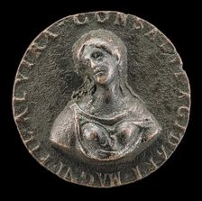 Elvira, Daughter of Consalvo de Córdoba [obverse], 16th century. Creator: Unknown