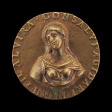 Elvira, Daughter of Consalvo de Córdoba [obverse], c. 1524. Creator: Unknown
