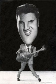 Elvis Presley. Creator: Dan Springer