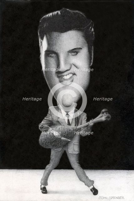 Elvis Presley. Creator: Dan Springer.