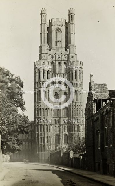 Ely Cathedral: West Tower from the Gallery, c. 1891. Creator: Frederick Henry Evans.