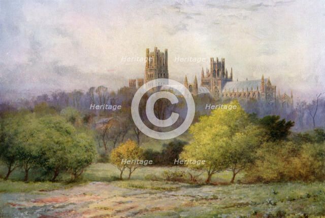 Ely Cathedral, Cambridgeshire, 1924-1926. Artist: FC Varley