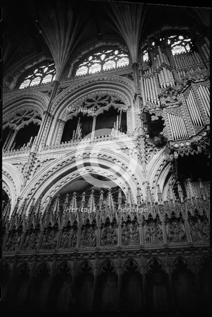Ely Cathedral, Cambridgeshire, c1955-c1980. Creator: Ursula Clark.