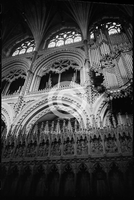 Ely Cathedral, Cambridgeshire, c1955-c1980. Creator: Ursula Clark.