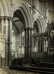 Ely Cathedral: Choir to Northeast, 1891. Creator: Frederick Henry Evans