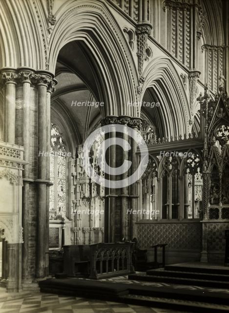 Ely Cathedral: Choir to Northeast, 1891. Creator: Frederick Henry Evans.
