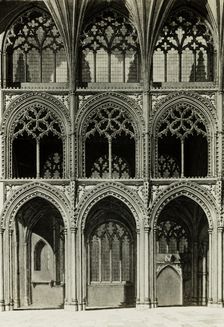 Ely Cathedral: Choir from an Engraving, c. 1891. Creator: Frederick Henry Evans