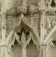Ely Cathedral: Lady Chapel, details, c. 1891. Creator: Frederick Henry Evans