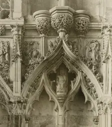 Ely Cathedral: Lady Chapel, Details, c. 1891. Creator: Frederick Henry Evans
