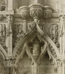 Ely Cathedral: Lady Chapel, Details, c. 1891. Creator: Frederick Henry Evans