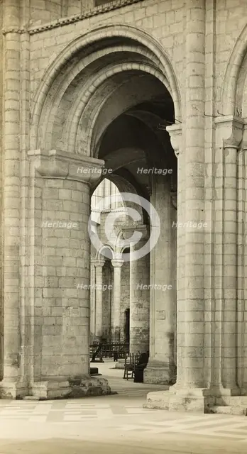 Ely Cathedral: Nave into North Transept, 1891. Creator: Frederick Henry Evans.
