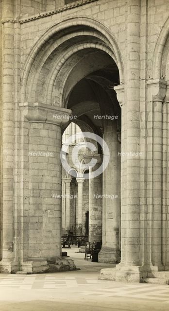 Ely Cathedral: Nave into North Transept, 1891. Creator: Frederick Henry Evans.