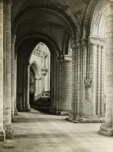 Ely Cathedral: North Aisle to East, 1891. Creator: Frederick Henry Evans