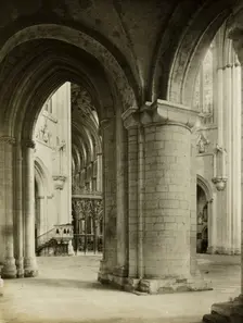Ely Cathedral: Octagon from North Aisle, c. 1891. Creator: Frederick Henry Evans