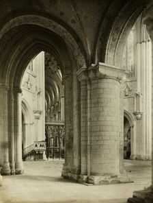 Ely Cathedral: Octagon from North Aisle, c. 1891. Creator: Frederick Henry Evans