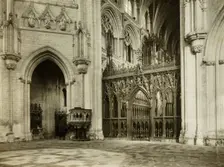 Ely Cathedral: Octagon into Choir, c. 1891. Creator: Frederick Henry Evans