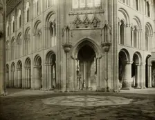Ely Cathedral: Octagon into Nave and North Transept, c. 1891. Creator: Frederick Henry Evans
