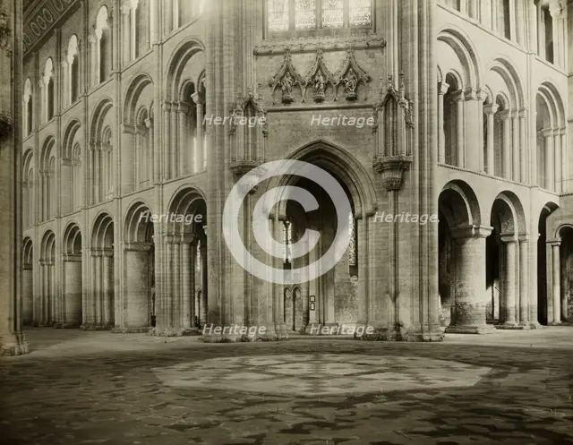 Ely Cathedral: Octagon into Nave and North Transept, c. 1891. Creator: Frederick Henry Evans.
