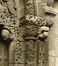 Ely Cathedral: Prior's Doors: Calilals West Side, c. 1891. Creator: Frederick Henry Evans