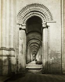 Ely Cathedral: South Aisle to East, from Southwest Transept, 1891. Creator: Frederick Henry Evans