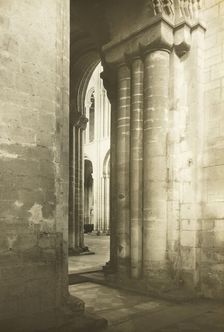 Ely Cathedral: Southwest Transept into Nave, c. 1891. Creator: Frederick Henry Evans