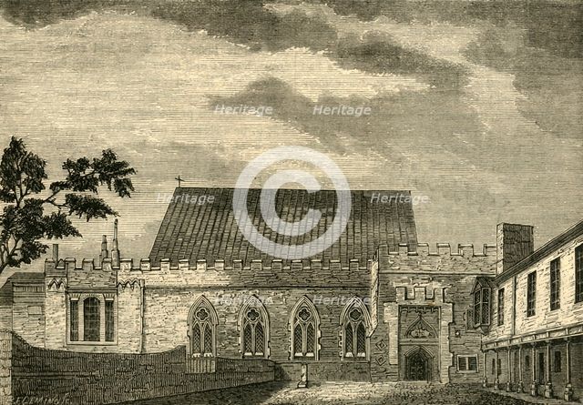 'Ely House - The Hall', c1872. Creator: Unknown.