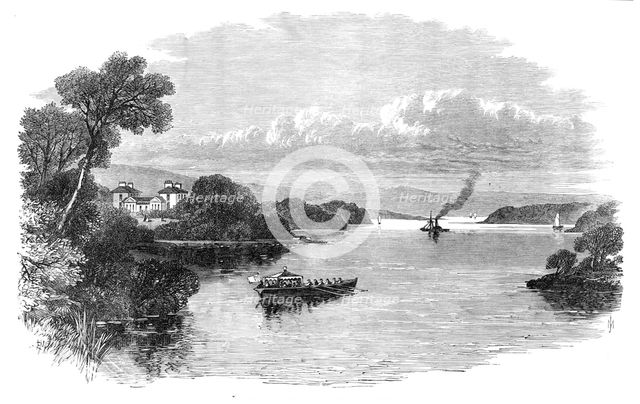 Ely Lodge, Lough Erne, County Fermanagh, 1869. Creator: Unknown.