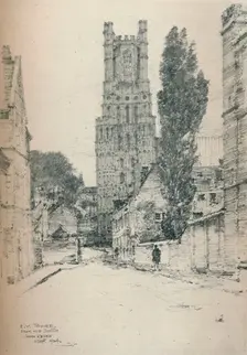 Ely Tower, From The South 1924. Artist: John Keppie