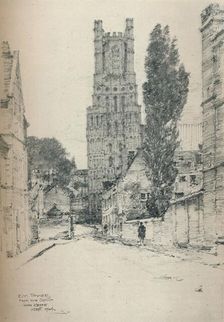 Ely Tower, From The South 1924. Artist: John Keppie