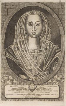 Elzbieta Radziwill (Sakowicz). From: Icones Familiae Ducalis Radivilianae, 1758