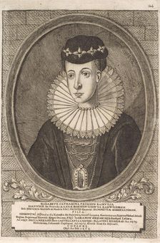 Elzbieta Radziwill (Sieniawski). From: Icones Familiae Ducalis Radivilianae, 1758