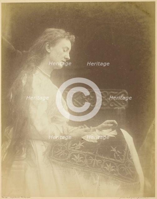 Elaine, c. 1874. Creator: Julia Margaret Cameron.
