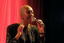 Elaine Delmar, Elaine Delmar Quintet, Battle Jazz Festival, Battle, East Sussex, July 2023. Creator: Brian O'Connor