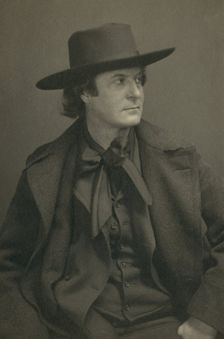Elbert Hubbard, half-length portrait, facing right, c1900. Creator: Zaida Ben-Yusuf