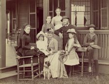 Elberon, New Jersey, Mrs. Watson B. Thompson, John Sloan Jr., Mrs. John Sloane, Mr. John S..., 1884. Creator: Unknown