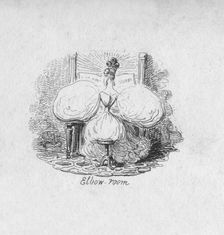 Elbow Room 1829. Artist: George Cruikshank