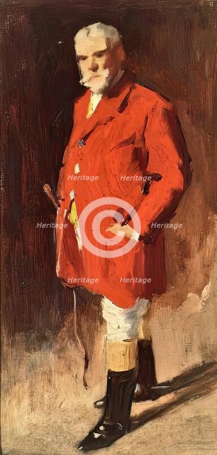 Elderly Bearded Gentleman In Hunting Attire, c1890-1910. Creator: George Reid.