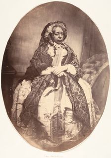 [Elderly Lady Sitting], 1854-56. Creator: Louis-Pierre-Théophile Dubois de Nehaut