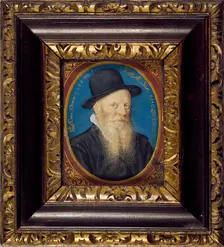 Elderly Man in a black Hat, 1588. Artist: Isaac Oliver I