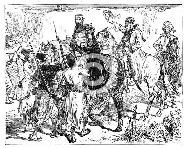 Eldred Pottinger at Herat, Afghanistan, c1837, (1900). Artist: Unknown