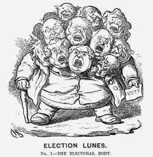 Election Lunes 1865. Artist: Charles Henry Bennett